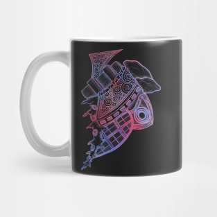 Kelvingrove Mix // Pink and Blue Mug